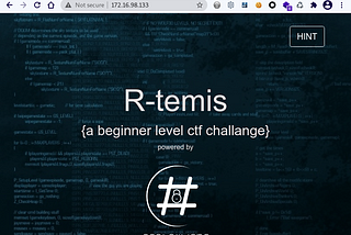 Vulnhub — R-TEMIS writeup