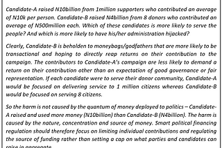 Memorandum on Electoral Reforms that will make INEC deliver transparent, credible, free and fair…