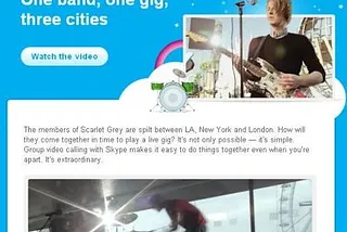 Scarlet Grey Does Group Video on Skype