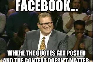 Context Doesn't Matter