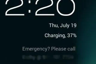 Nexus 7 Lock Screen At First Boot