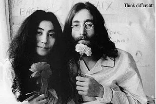 John Lennon Think Different Apple Marketing Campaign