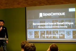 March 23rd 2016, RecSysFR meetup #2