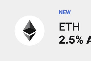 Raise ETH Yield to 2.5% APY