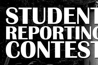 Student Reporting Contest Banner