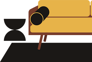 Illustration of a sofa