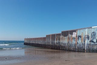 Where Mexico and the US Kiss by the Sea