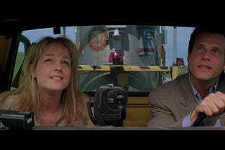 Helen Hunt and Bill Paxton in Twister | Credit: Warner Bros., Universal Pictures