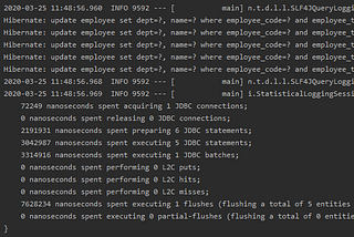 Batching database writes in Spring