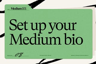 How (and why) to set up your Medium bio and About page