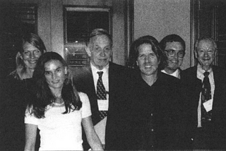 John Nash with Charles Holt and others at Tampa, Florida, 2001