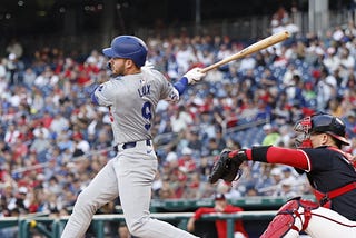 Dodger hitting and pitching in sync in dominant win against Nationals