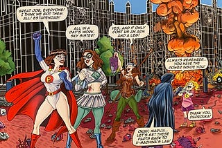 Heroineburgh: Rise of a Female Superhero Team