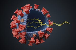 Virus illustration.