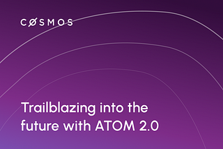 Trailblazing into the future with ATOM 2.0