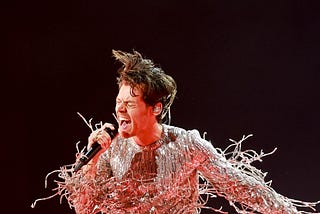 Harry Styles performing at the 65th Grammy Awards on February 5, 2023. (Variety via Getty Images)