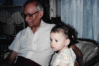 On Seeing My Grandpa Strike a Pose at the Beach