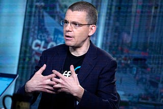 PayPal co-founder and Affirm CEO Max Levchin makes a gesture while speaking on the show “Closing the Bell.”