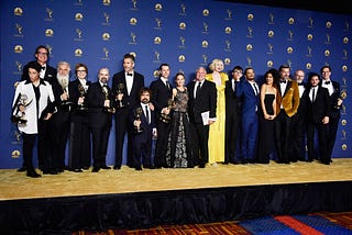 The cast and crew of ‘Game of Thrones’ at the 70th Emmy Awards.