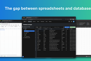 Should spreadsheets and databases be mutually exclusive?