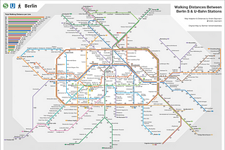 Walking the Berlin S- & U-Bahn Network