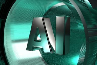 A metallic 3D rendering of the letters ‘AI’ displayed prominently in the center, surrounded by a futuristic circular design with shades of teal and silver. The image suggests modern, cutting-edge technology related to artificial intelligence. (This description was AI-generated.)