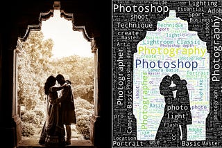 Creating typography using word cloud in python