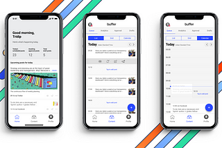 Designing an overview of scheduled content for Buffer — a UX case study