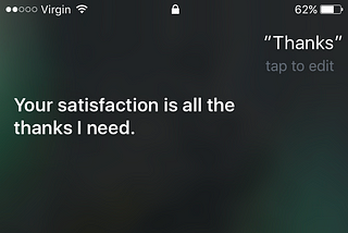 Can You Be Grateful to Siri?