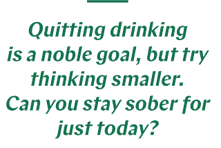 Ask Katie: Should I quit drinking right before I go through something terrible?
