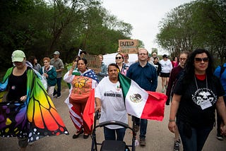 The Rio Grande Valley Climate March at the National Butterfly Center in Mission, Texas on March 3, 2019.