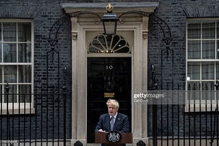 The oaf at Number 10 finally gets his comeuppance