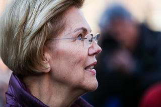 Elizabeth Warren addresses the media after dropping out of the Democratic presidential race in Cambridge, MA on March 5, 2020