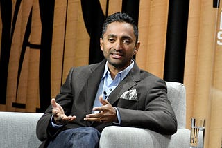 Founder/CEO of Social Capital, Chamath Palihapitiya, speaks onstage during “The State of the Valley: Where’s the Juice?” at t