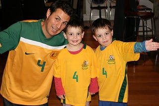 Ash, Charlie, Thomas in World Cup Jerseys