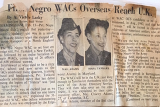 The Hidden History of Black Women World War II Vets
