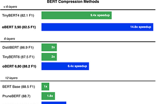 oBERT: Compound Sparsification Delivers Smaller Accurate Models for NLP