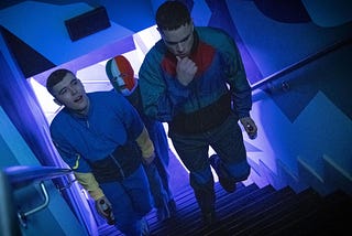 Móglaí Bap, Mo Chara, and DJ Próvai in Kneecap | Credit: Sony Pictures Classics