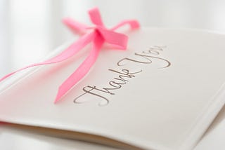 A Gratitude Note