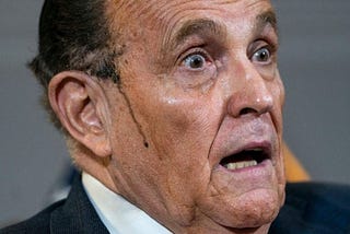 Former New York City Mayor and current Trump lawyer Rudy Giuliani.