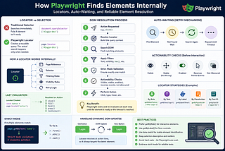 How Playwright Finds Elements Internally: A Deep Dive into Locators, Auto-Waiting, and Reliable…