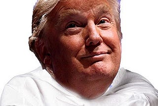 Trump in a straightjacket