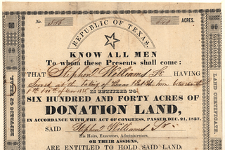 American Revolutionaries in Texas, Part I: Stephen Williams, Veteran of Two Revolutions