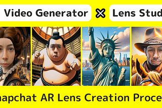 Creating Snapchat AR Lens with AI Video Generator and Lens Studio