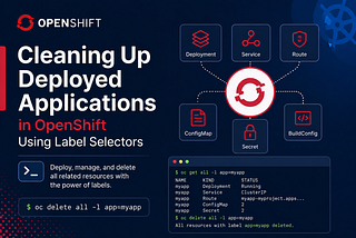 Cleaning Up Deployed Applications in OpenShift Using Label Selectors