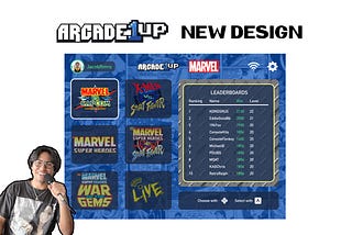 I redesigned the Arcade1up online experience!