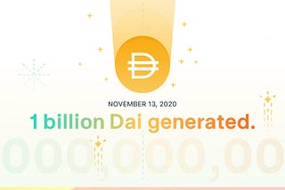 Dai at One Billion