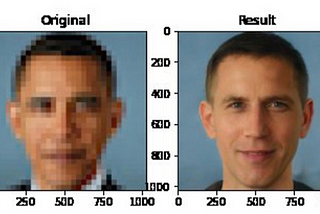 Image of Obama being assumed as a white man by a generative model