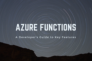 How to get started with Azure Functions