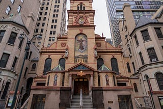 St. Francis of Assisi campus on W 31st Street, NYC. Source: St. Francis of Assisi Church